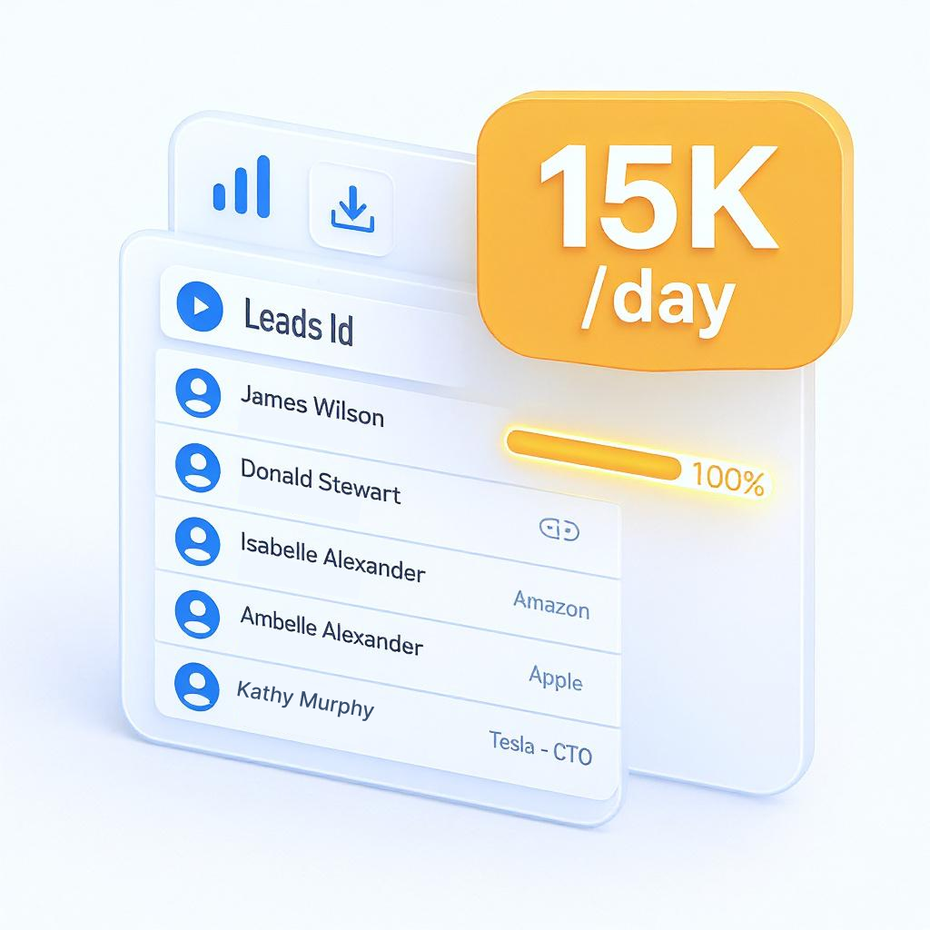 NavExtract performs several scrapings simultaneously and displays the progress of each scraping