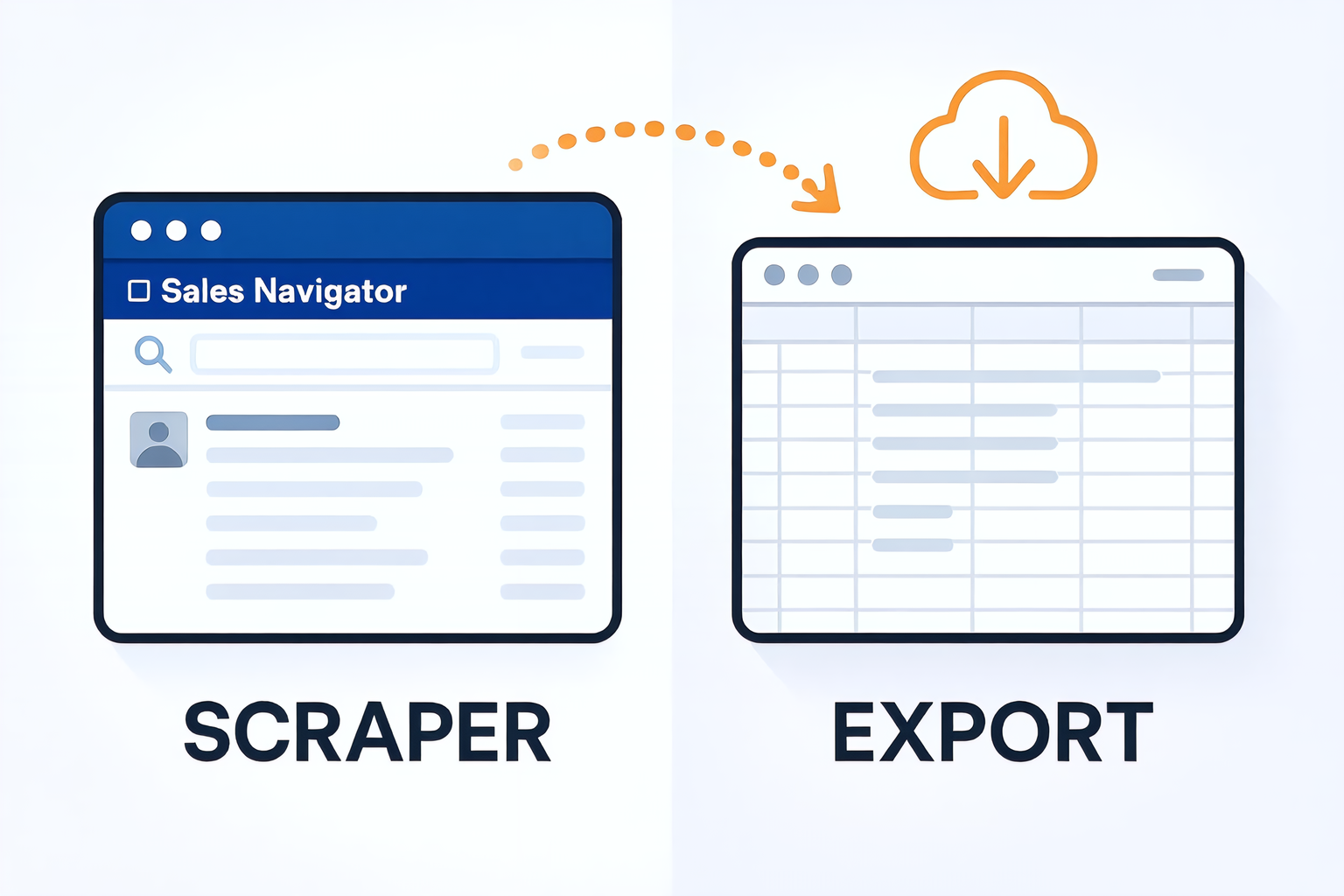 NavExtract protects your LinkedIn account and login credentials